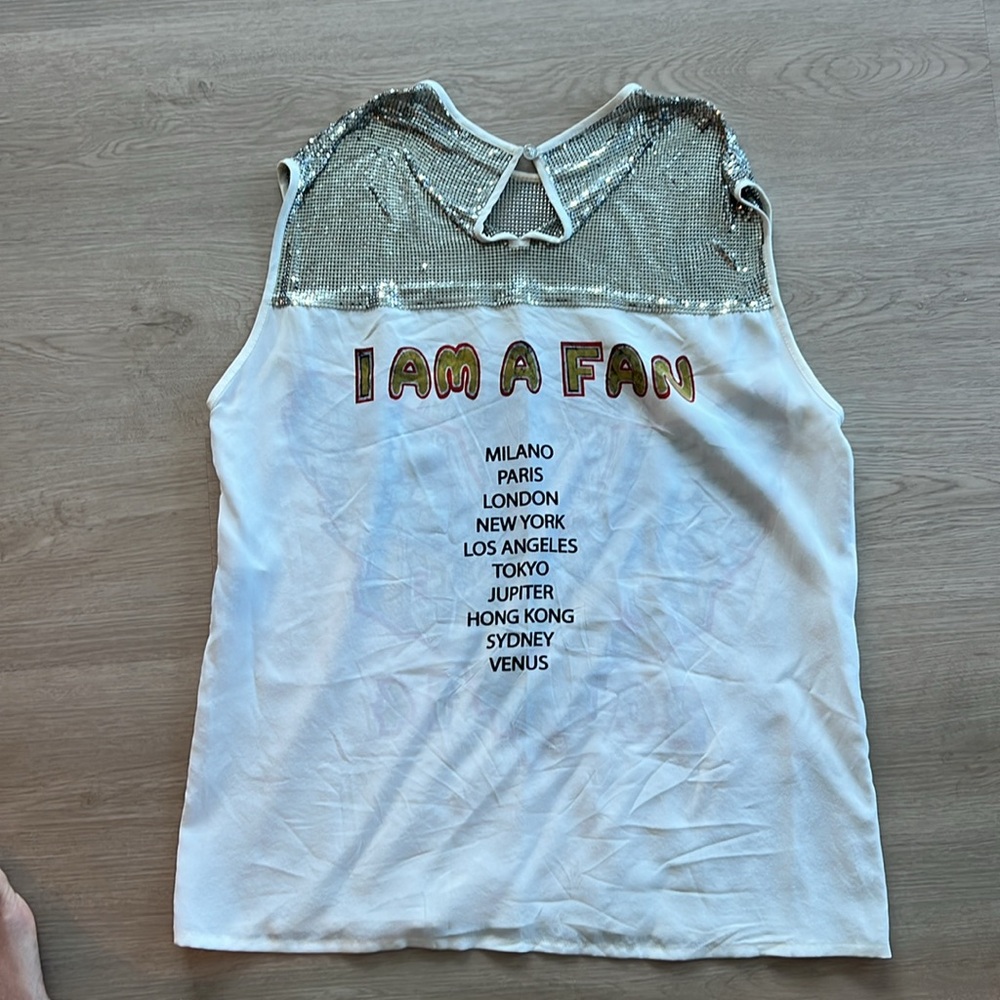 White Kids Shirt with Graphic Design - Picture 4 of 4